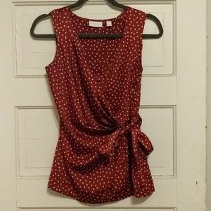 Polka dot tank top